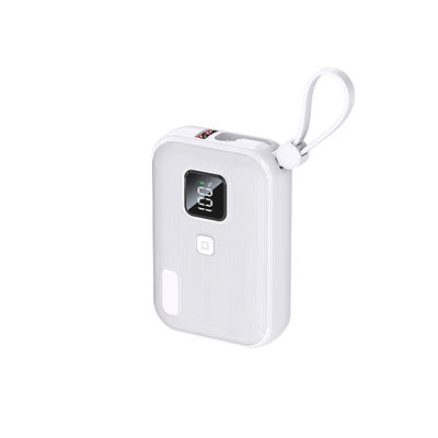 ポータブル 10000mAh ABS ミニパワーバンク PD22.5W 21700 バッテリータイプ