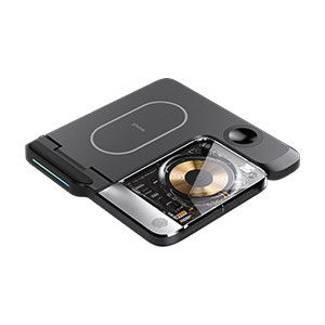 軽量 3 In 1 ワイヤレストラベル充電器 110-205KHz 充電周波数 1m ケーブル