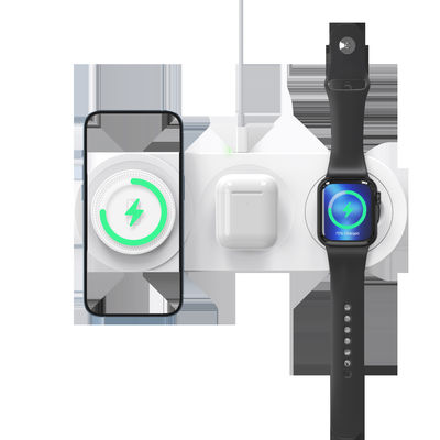 15W軽量ABSPC 3イン1型Cインターフェイス付き無線充電ドック