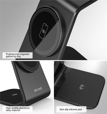 パワーバンク パワーバンク ワイヤレス 15W C型 110-205KHz 充電周波数 1m 充電ケーブル長さ