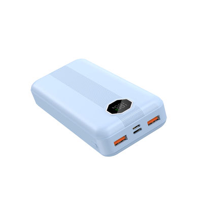 青 白 10000mAh PD パワーバンク マイクロ互換充電器 20W 22.5W ランキング電力