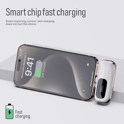 5000mAh カプセル 超コンパクト サイズ バッテリー 移動中の日常 携帯充電