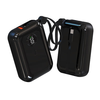 良い価格 防火 ABS PC ユニバーサル 10000mah 電源バンク 内蔵ケーブル オンライン
