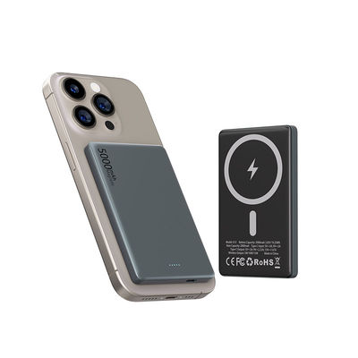 良い価格 カスタム磁気電源バンク リポリマー 5000mAh ABS+PC+アルミ合金 オンライン