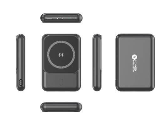 良い価格 VOグレード 防火 スリム パワーバンク 5000mah 5W 7.5W 無線出力 オンライン