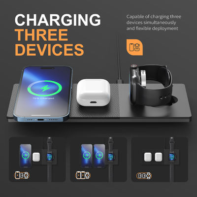 良い価格 10W/7.5W/5W Qi 無線充電スタンド C型入力 15W充電能力 オンライン