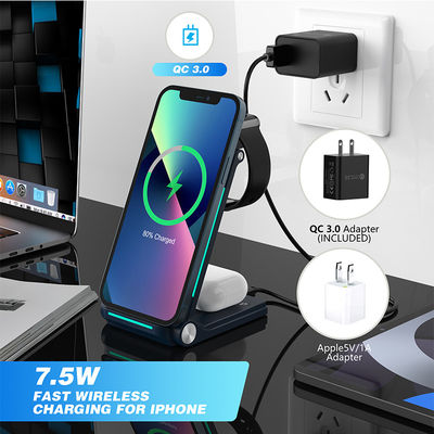 良い価格 軽量 3 In 1 ワイヤレス 充電 距離 2~8mm インターフェースタイプC オンライン