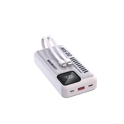 良い価格 ポータブル 急速 充電 パワー 銀行 20000mah USB C パワー 銀行 ケーブル内蔵 オンライン